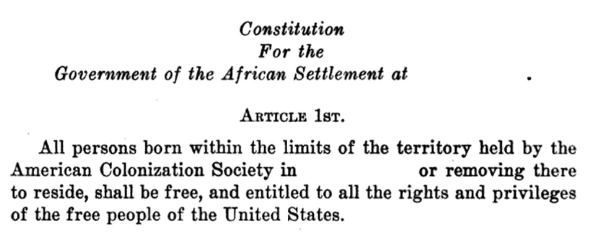 Home Constitution of 1820